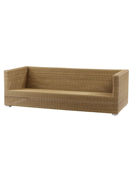 Chester 3-pers Loungesofa fra Cane-line - Natural / Ingen hynde - Jacobsen Plus