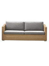 Chester 3-pers Loungesofa fra Cane-line - Natural / Light grey, Cane-line Natté - Jacobsen Plus