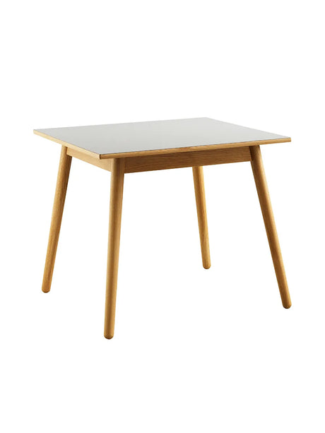 C35A Bord fra FDB Møbler - Matlakeret eg / Grå linoleum - Jacobsen Plus