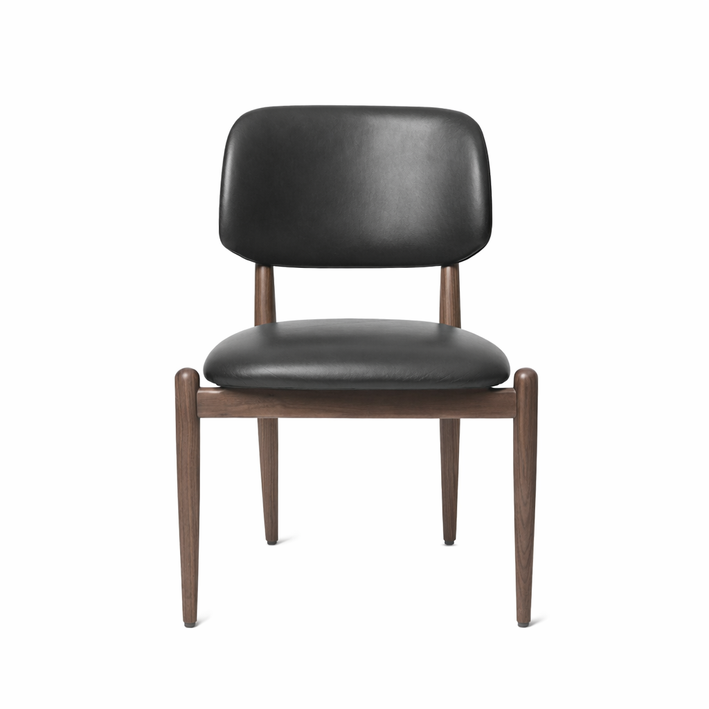 Slow spisebordsstol, valnød, 41599 CMHR fra Stellar Works - 2 - Jacobsen Plus