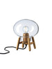 U6 Mini Hiti Bordlampe, klart glas/eg fra FDB Møbler