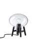 U6 Mini Hiti Bordlampe, klart glas/sort eg fra FDB Møbler