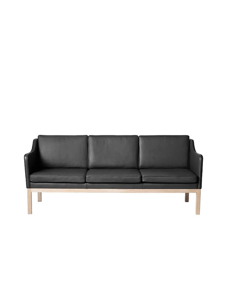 L43 MK46 Sofa, sort læder af Mogens Koch - 1 - Jacobsen Plus