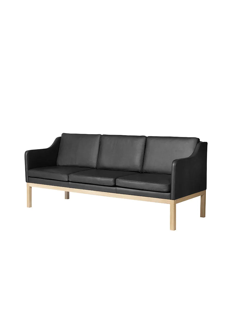 L43 MK46 Sofa, sort læder af Mogens Koch - 3 - Jacobsen Plus