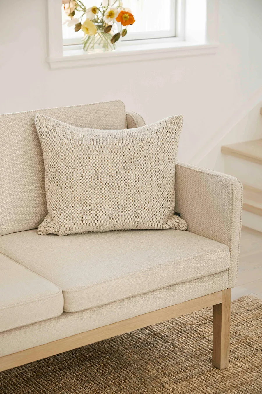 L43 MK46 Sofa, beige tekstil af Mogens Koch - 4 - Jacobsen Plus