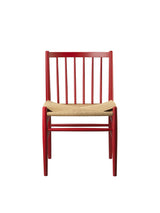 J80 spisebordsstol fra FDB Møbler - Ruby Red - Jacobsen Plus