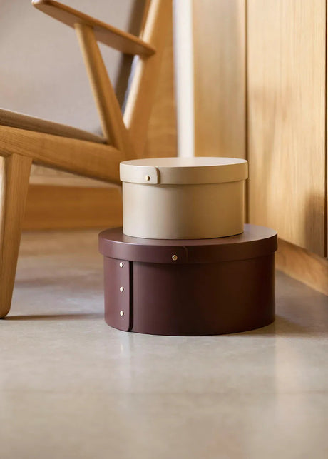 X3 Drejø Opbevaringsæske, Ø22 cm fra FDB Møbler - 2 - Jacobsen Plus