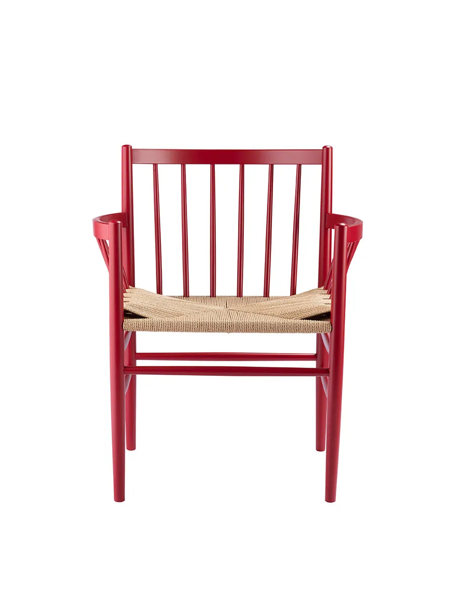 J81 Armstol fra FDB Møbler - Ruby Red - Jacobsen Plus