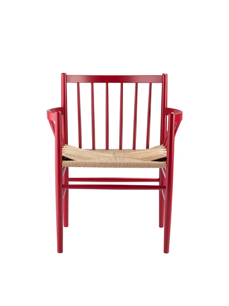 J81 Armstol fra FDB Møbler - Ruby Red - Jacobsen Plus