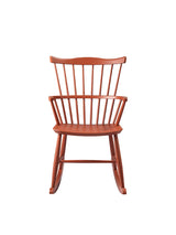 J52G Gyngestol fra FDB Møbler - Brick Red - Jacobsen Plus