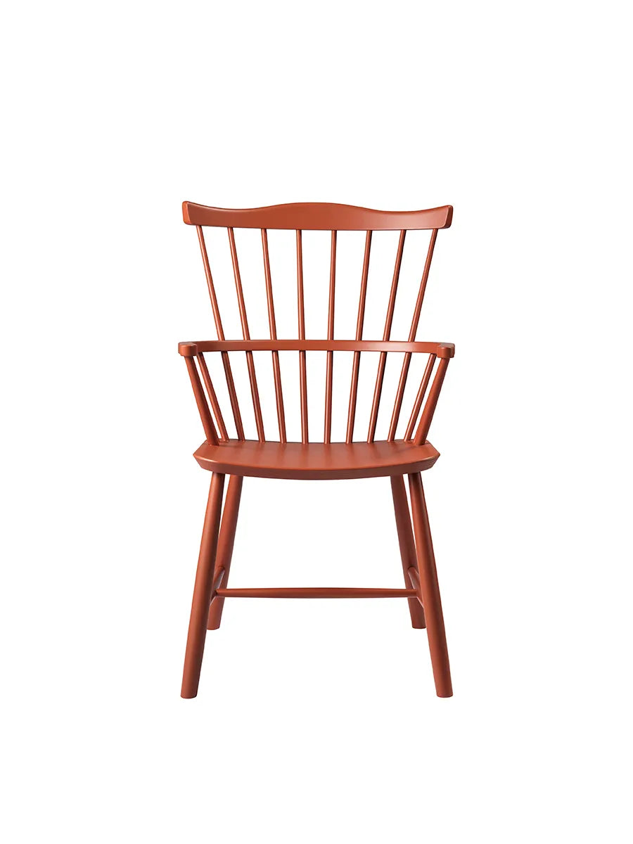 J52B Spisestol fra FDB Møbler - Brick Red - Jacobsen Plus