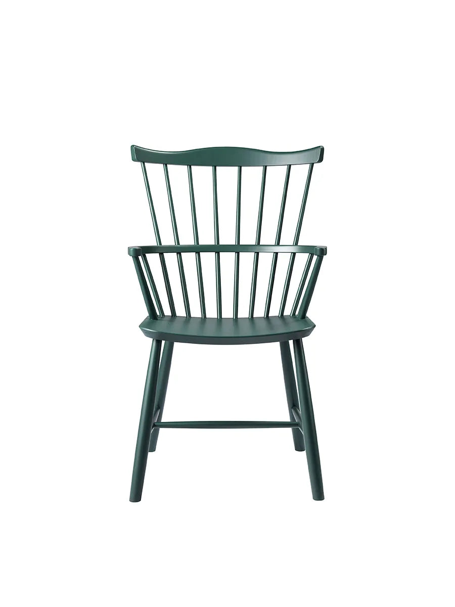 J52B Spisestol fra FDB Møbler - Black Green - Jacobsen Plus