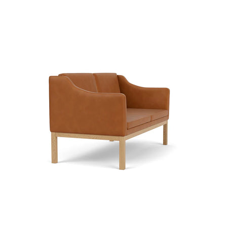L45 MK154 2 pers. sofa, cognac læder af Mogens Koch - 2 - Jacobsen Plus