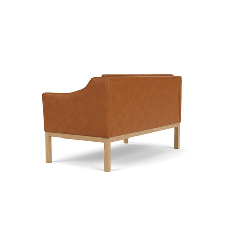 L45 MK154 2 pers. sofa, cognac læder af Mogens Koch - 5 - Jacobsen Plus