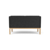 L45 MK154 2 pers. sofa, sort læder af Mogens Koch - 4 - Jacobsen Plus