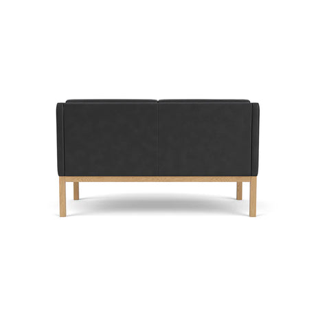 L45 MK154 2 pers. sofa, sort læder af Mogens Koch - 4 - Jacobsen Plus