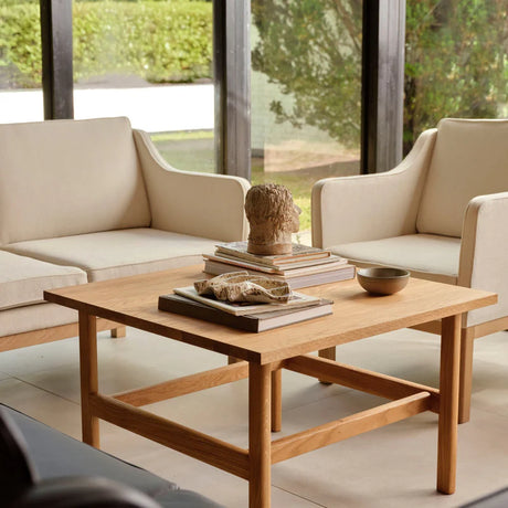 L45 MK154 2 pers. sofa, beige tekstil af Mogens Koch - 3 - Jacobsen Plus