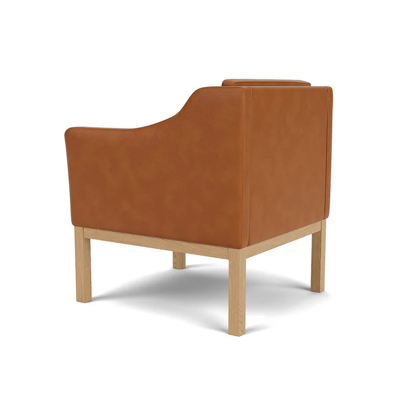 L46 MK155 lænestol, cognac læder af Mogens Koch - 5 - Jacobsen Plus