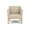 L46 MK155 lænestol, beige tekstil af Mogens Koch
