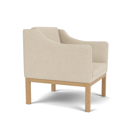 L46 MK155 lænestol, beige tekstil af Mogens Koch - 2 - Jacobsen Plus