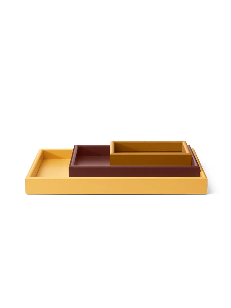 Arrange Trays TRSET2, amber/masala/acacia fra Montana
