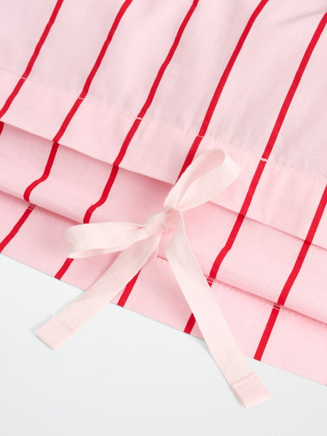 Bongusta - Percale sengetøj, 140x200/60x63 cm, Baby pink & ski patrol - 5 - Jacobsen Plus