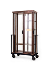 Cabinet of Curiosity kabinetskab, valnød black sand/gold fra Stellar Works - 1 - Jacobsen Plus