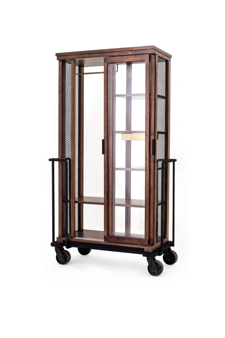 Cabinet of Curiosity kabinetskab, valnød black sand/gold fra Stellar Works - 1 - Jacobsen Plus