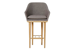 Lunar barstol, eg, Melange Nap 241 HR Gold fra Stellar Works - 1 - Jacobsen Plus