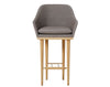 Lunar barstol, eg, Melange Nap 241 HR Gold fra Stellar Works