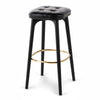 Utility Stool SH760 Oak onyx Caress 1509 fra Stellar Works