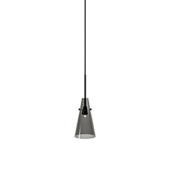 Yama Pendant Glass Small EU G9 5W Glass grey fra Stellar Works