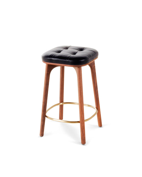 Utility Stool SH610 valnød Milano Black 2522 fra Stellar Works - 1 - Jacobsen Plus