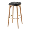 Utility Stool SH760 Oak natural Camo Sierra Black fra Stellar Works