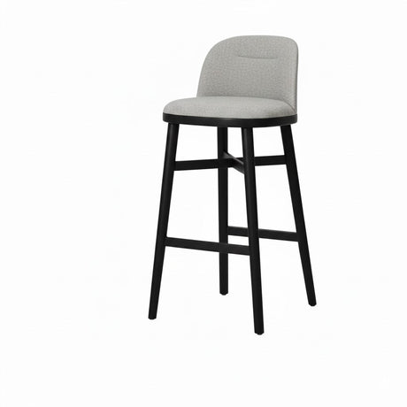 Bund barstol SH750 sort egetræ, Hallingdal 130 fra Stellar Works - 1 - Jacobsen Plus