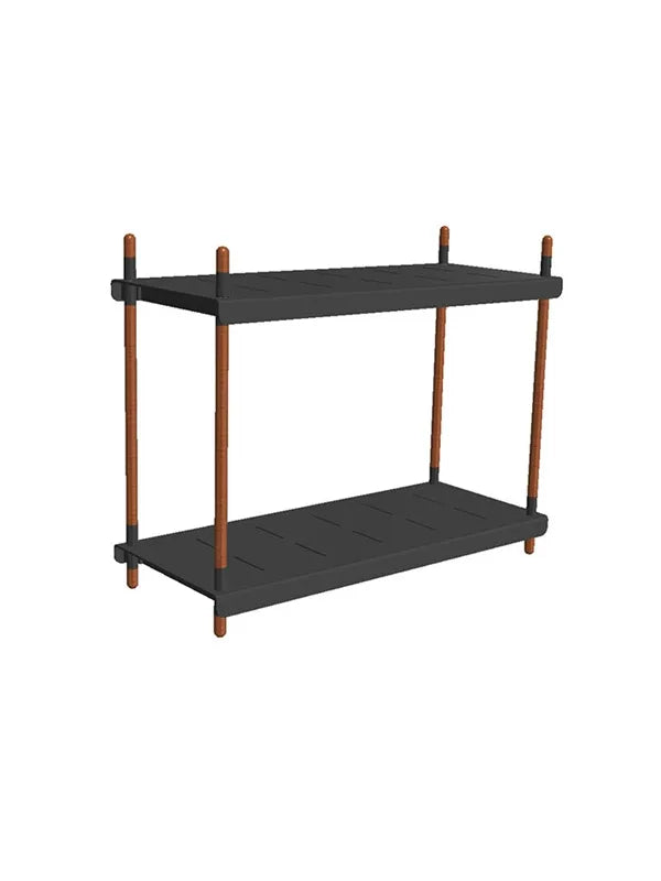 Frame Reol, høj fra Cane-line - Antracit - Jacobsen Plus