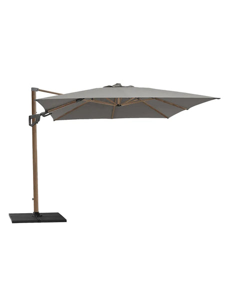 Hyde Luxe Parasol 3x3 m. med tilt inkl. fod fra Cane-line - Anthracite - Jacobsen Plus