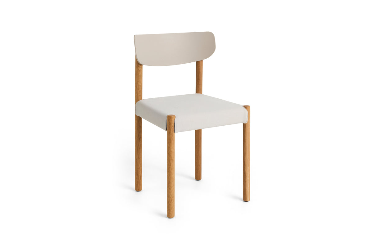 Pack Chair 11, olieret eg fra Hay - Sæde: Steelcut 220 - Ryglæn: Chalk Grey - Jacobsen Plus