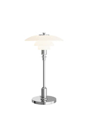 PH 2/1 Portable Bordlampe, krom fra Louis Poulsen