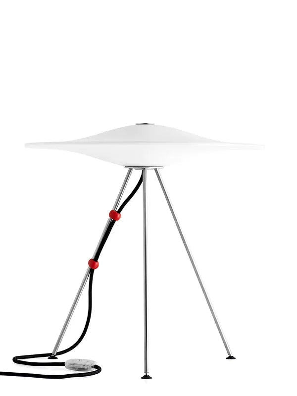 Sinus Ø44 bordlampe fra Piet Hein - Sort ledning - Jacobsen Plus