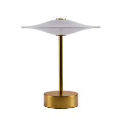 Sinus 22 Portable bordlampe, messing af Piet Hein