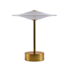 Sinus 22 Portable bordlampe, messing af Piet Hein