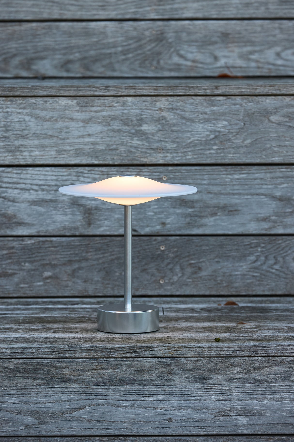 Sinus 22 Portable bordlampe, stål af Piet Hein - 5 - Jacobsen Plus