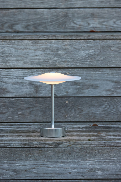 Sinus 22 Portable bordlampe, stål af Piet Hein - 5 - Jacobsen Plus