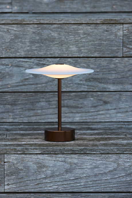 Sinus 22 Portable bordlampe, aged bronze af Piet Hein - 3 - Jacobsen Plus