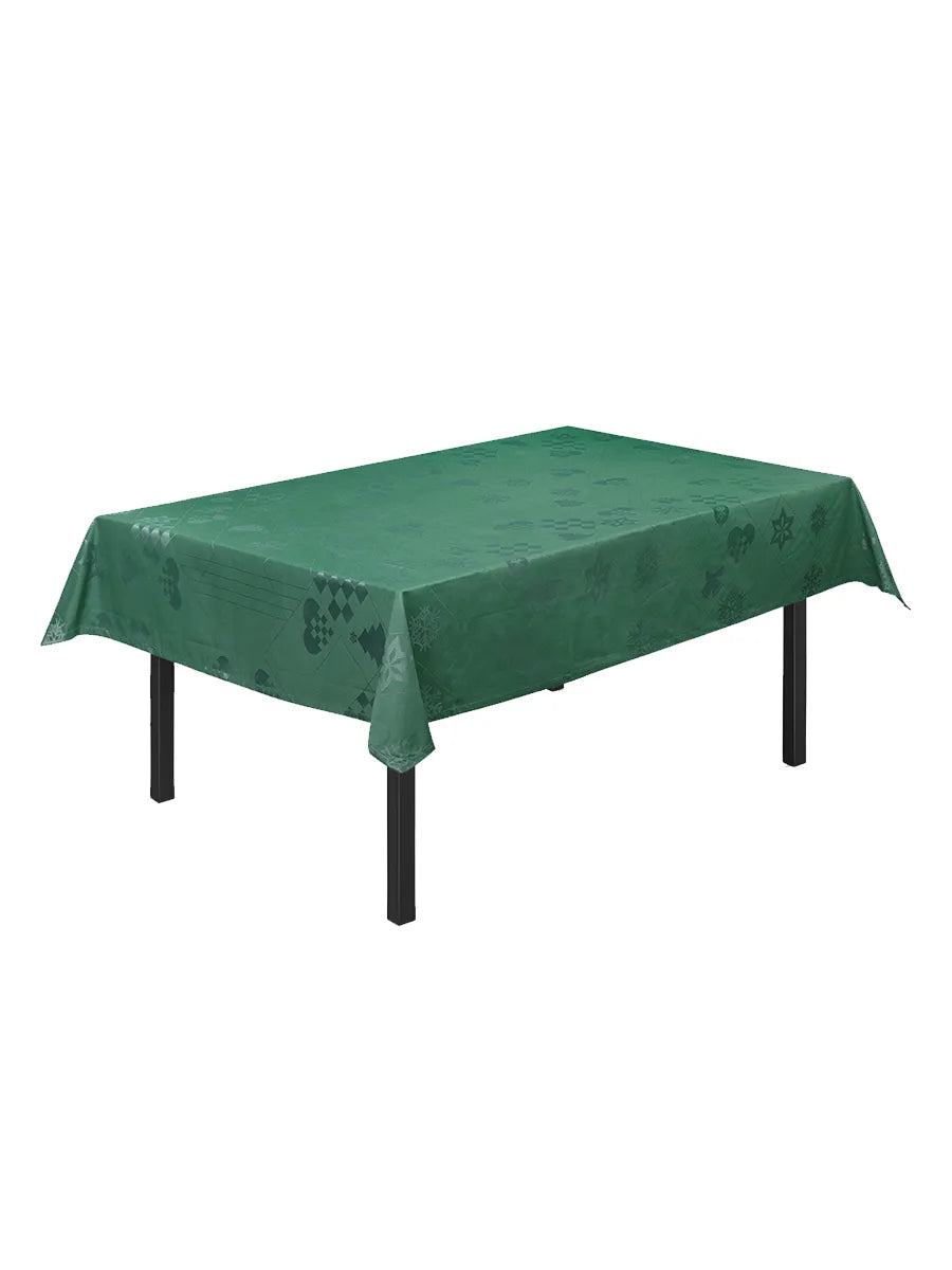 Natale Damaskdug fra Juna - 150 x 220 cm / Grøn - Jacobsen Plus