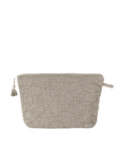 Toilettaske quiltet, ash grey fra Ib Laursen