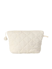 Toilettaske quiltet, butter cream fra Ib Laursen