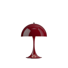 Panthella 250 Portable bordlampe, Opaque Burgundy af Verner Panton