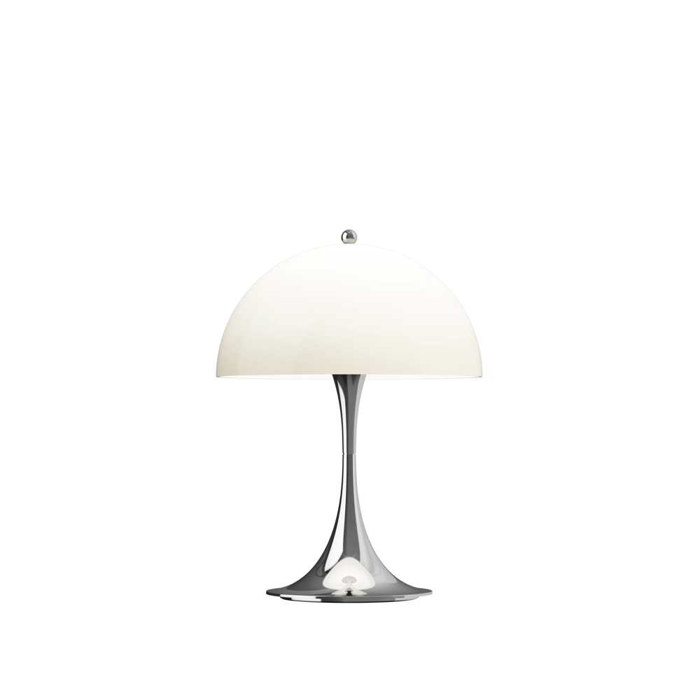 Panthella 250 Portable bordlampe, Chrome Opal Beige af Verner Panton - 1 - Jacobsen Plus
